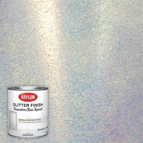 Fusion All-In-One Gloss Gold Metallic Spray Paint and Primer In One (NET WT. . Glitter paint at lowes